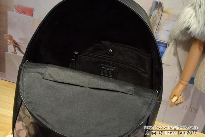COACH蔻馳 海外代購 59914 新款 男士迷彩綠雙肩背包  Chz1077